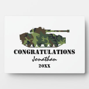 Personalised Army Passing Out Plaque