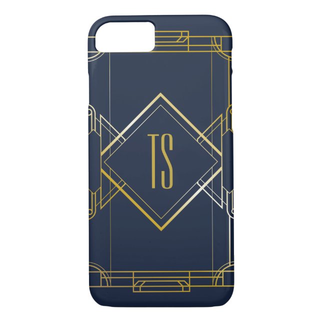 Personalised Art Deco Smartphone Case (Back)