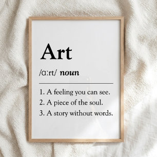 Personalised Art Dictionary Definition Poster
