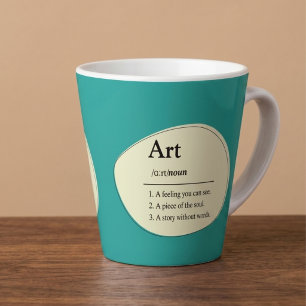Personalised Art Dictionary Style Coffee Mug