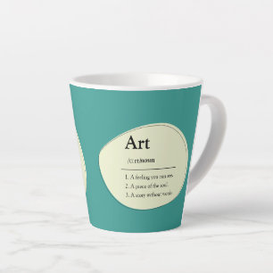 Personalised Art Dictionary Style Coffee Mug