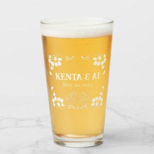 Personalised Art Nouveau Glass