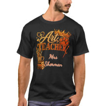 Personalised Art Teacher Shirt