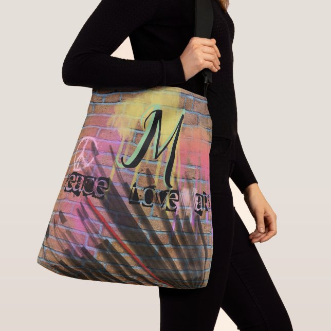 Personalised Art Theme Large Artist Tote Bag (Close Up)