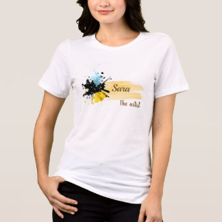 Personalised Artist Name Women's T-Shirt Tri-Blend Shirt