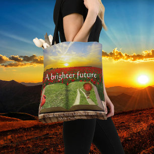 Personalised Artistic Best Teacher Tote Bag