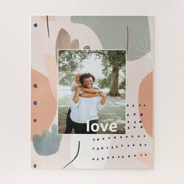 Personalised Artistic Love Puzzle (Vertical)