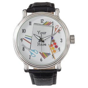 Personalised Artsy Craft Supplies Wrist Watch