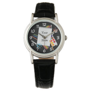 Personalised Artsy Craft Supplies Wrist Watch 2