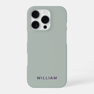 Personalised Ash Colour iPhone Case with Custom