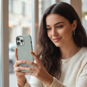 Personalised Ash Colour iPhone Case with Custom