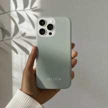 "Personalised Ash Colour iPhone Case with Custom
