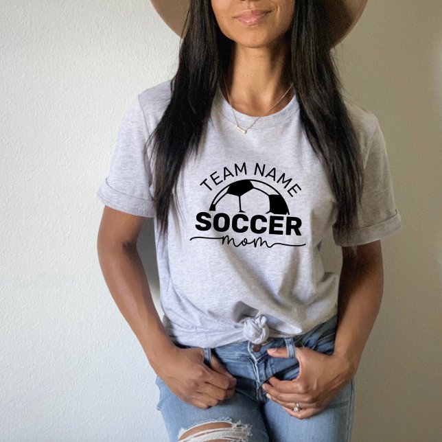 Personalised Ash Grey Soccer Mum Tri-Blend Shirt (Creator Uploaded)
