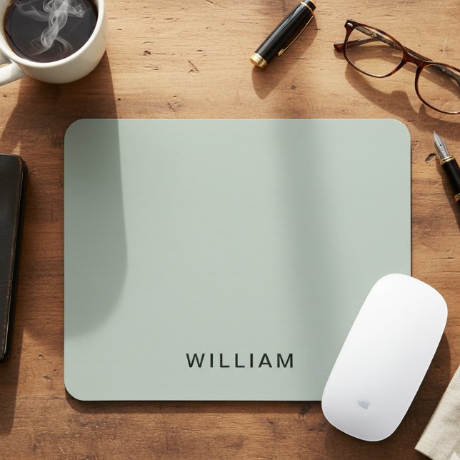 Personalised Ash & Name Monogram | Elegant Custom Mouse Pad (Creator Uploaded)