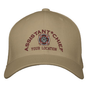 Personalised Assistant Chief Custom Cap Embroidery