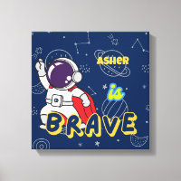 Personalised Astronaut Affirmation Deco | Brave