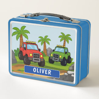 Personalised Astronaut Alien Rocket Space Explorer Metal Lunch Box