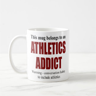 Personalised Athletics Gift Coffee Mug