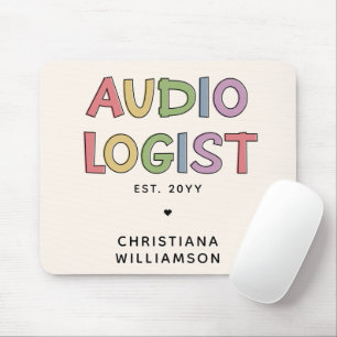 Personalised Audiologist Audiology Graduation Gift Mouse Pad