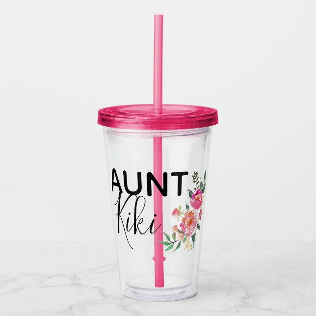Personalised Aunt Cup (Front)