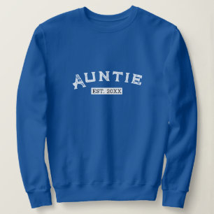 Personalised Auntie Sweatshirt - Est Year Gift