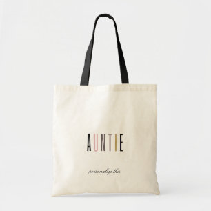 Personalised Auntie Tote Bag