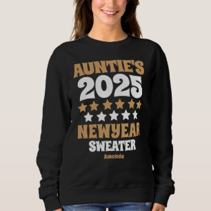 Personalised Auntie's New Year Sweatshirt