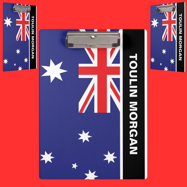 Personalised  Australia Flag  Clipboard (Creator Uploaded)