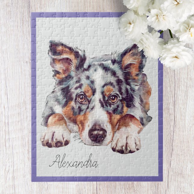 Personalised Australian Shepherd Jigsaw Puzzle (Creator Uploaded)
