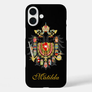Personalised Austria Hungary Empire iPhone 16 Plus Case