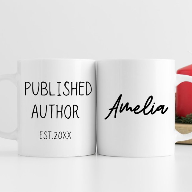 Personalised Author Gift, Writer Gift, Book Lover  Coffee Mug (Creator Uploaded)