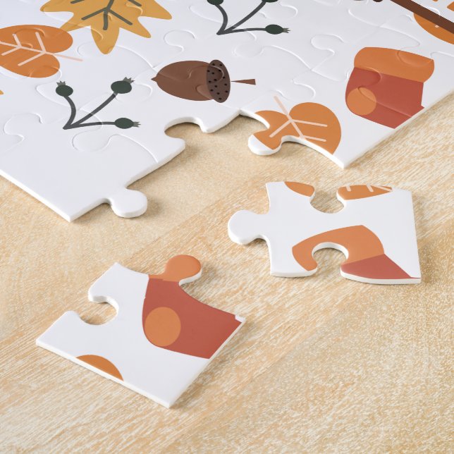 Personalised Autumn Jigsaw Puzzle (Side)