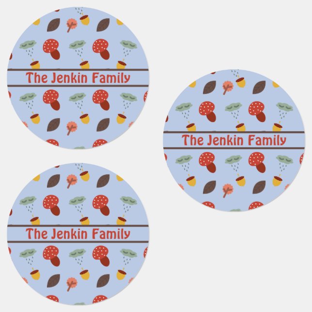 Personalised Autumn Labels (Group)