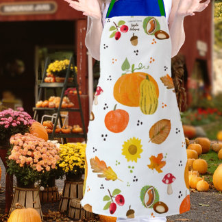Personalised Autumn Lover Apron