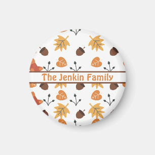Personalised Autumn Magnet