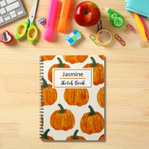 Personalised Autumn Pumpkin Pattern