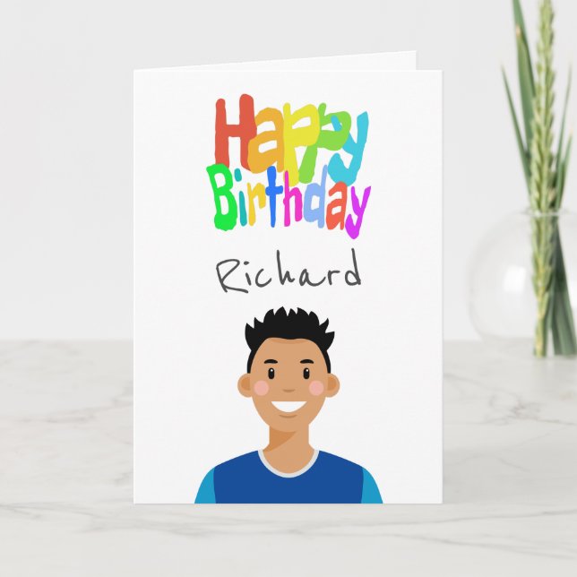 Personalised Avatar Card (Front)