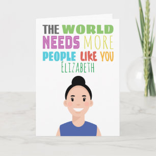 Personalised Avatar Card