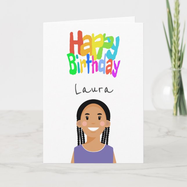 Personalised Avatar Card (Front)