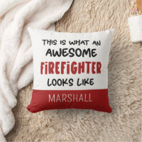 Personalised Awesome Firefighter Funny Firefighter