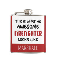 Personalised Awesome Firefighter Funny Firefighter