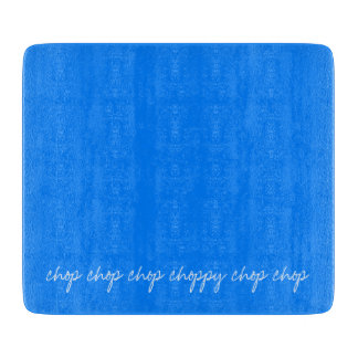 Personalised Azure Blue Cutting Board