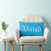 Personalised Azure Blue Name Nursery