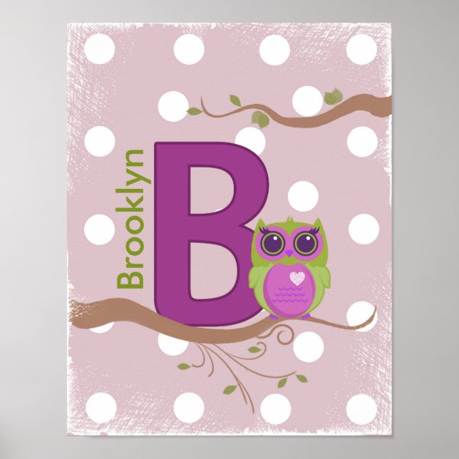 Personalised "B" Poster (Front)
