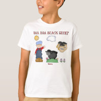 Personalised Baa Baa Black Sheep, Nursery Rhyme