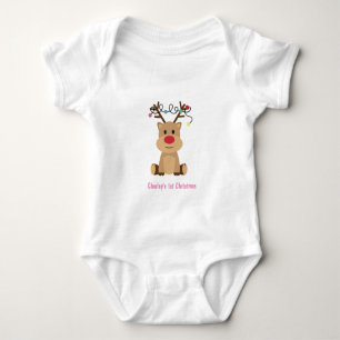Personalised Baby 1st Christmas Bodysuit
