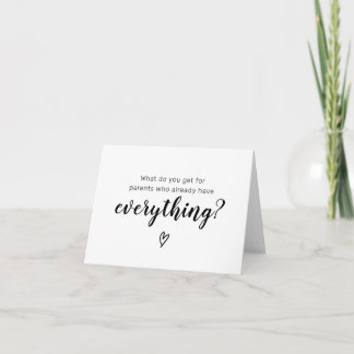 Personalised Baby Announcement Card for Parents