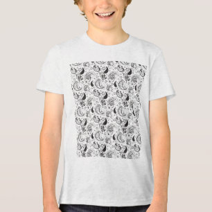 Personalised Baby Announcement Girls T-Shirt Tri-Blend Shirt