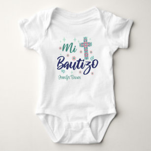 Personalised Baby Baptism, Mi Bautizo Spanish Bapt Baby Bodysuit