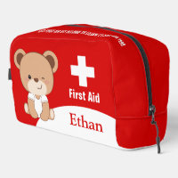 Personalised Baby Bear First Aid Kit Bag